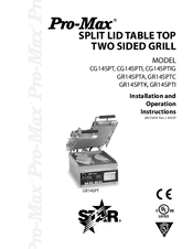 Pro-Max CG14SPTIG Installation And Operation Instructions Manual