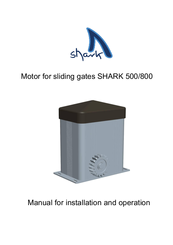 SHARK 800KG Manual For Installation And Operation