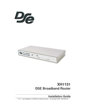 DSE XH1151 Installation Manual