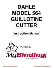Dahle 564 Operating Instructions Manual