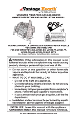 Vantage Hearth VD1824PM Owner's Manual