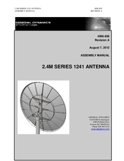 General Dynamics 2.4M SERIES 1241 ANTENNA Assembly Manual