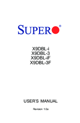 Supero X9DBL-iF User Manual