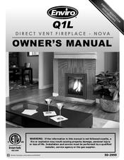 Enviro Nova Q1L Owner's Manual