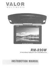 Valor RM-890W Instruction Manual