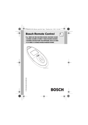 Bosch Remote Control User Manual