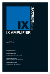 Kicker IX.5-SERIES Owner's Manual