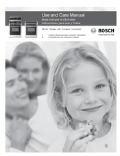Bosch GAS RANGES Use And Care Manual