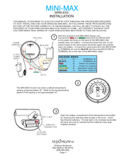 Maximum Mini-Max Installation Manual