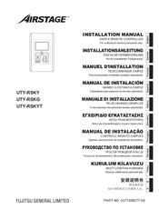 AirStage UTY-RSKG Installation Manual