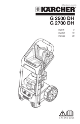 Kärcher G 2500 DC Operator's Manual
