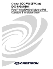 Crestron iPanel IDOC-PAD-DSWC Operations & Installation Manual