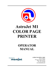 Astro Machine AstroJet M1 Operator's Manual