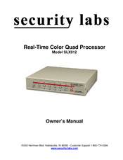 Security Labs SLX912 Owner's Manual