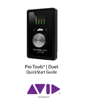 Avid Technology Pro Tools Duet Quick Start Manual