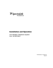 SpectraLink Link Wireless Installation And Operation Manual