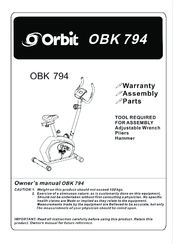 Orbit OBK 794 Owner's Manual