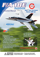 J Perkins F/A 18E Super Hornet Instruction Manual