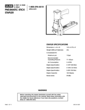 U-Line H-1027 User Manual