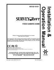 Vicon XX152-10-01 Installation & Operating Manual