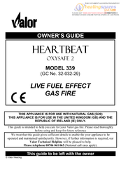 Valor Heartbeat Oxysafe 2 339 Owner's Manual
