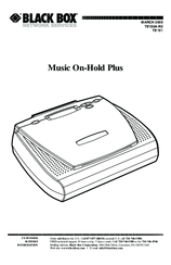 Black Box Music On-Hold Plus User Manual