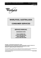 Whirlpool AVM595 WH Service Manual
