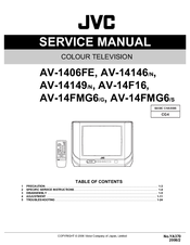 JVC AV-14FMG6/S Service Manual