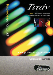 Prism Sound Titan Operation Manual