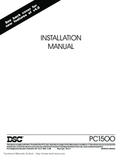 DSC PC15OO Installation Manual