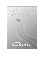 Bayliner Ciera 2455 Sunbridge Owner's Manual