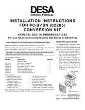 Desa PC-BVBN Installation Instructions