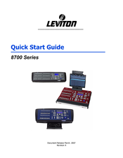 Leviton 8700 Series Quick Start Manual