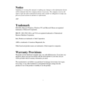 EUROCOM 6100t User Manual