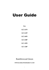 Ramblewood Green GC1-28P User Manual