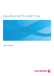 Fuji Xerox Docuprint M215 Fw Manuals Manualslib