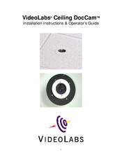 VideoLabs Ceiling DocCam Installation Instructions & Operator's Manual