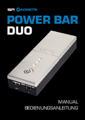 SR Gadgets POWER BAR DUO Manual