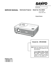 Sanyo plc sw30 - SVGA LCD Projector Service Manual