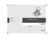 Bosch GAS 50 Professional Original Instructions Manual