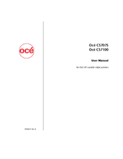 Oce CS7075 User Manual