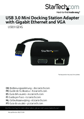 StarTech.com USB31GEVG User Manual