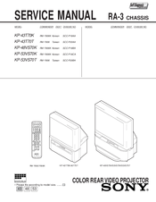 Sony KP-43T70T Service Manual