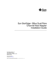 Sun Microsystems Sun StorEdge Installation Manual