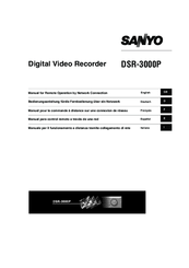 Sanyo DSR-3000P Manual Manual