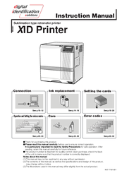 Victor Data Systems XID Instruction Manual