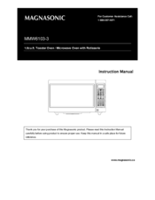 Magnasonic MMW6103-3 Instruction Manual