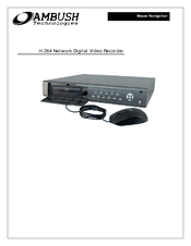 Ambush H.264 Network Digital Video Recorder Mouse Navigation