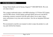 ENERGY SISTEM Inngenio 5000 HDP M-EX User Manual