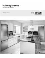 Bosch HWD50 User And Care Manual